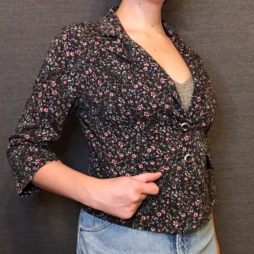 American Rag Cie Floral Blazer